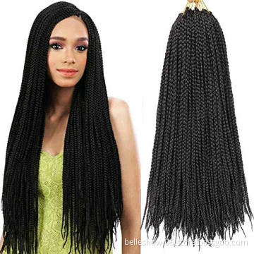 3X Box Crochet Braids cheap synthetic dreadlock... Crochet Braids   box braids crochet hair extension  MOQ 1PC
